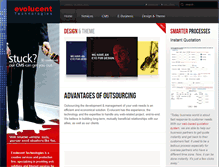 Tablet Screenshot of evolucent.net